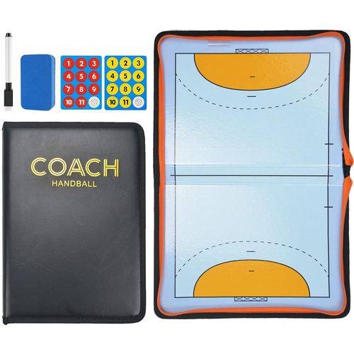 Asas-Tableau Tactique Handball,Tableau Magnétique Handball,Plaquette Handball Coach Avec Stylo Aimants,Plaquette Entraineur Handball Tableau Coach Pour L'entraînement Et Les Compétitions