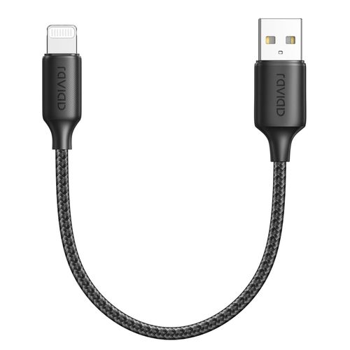 Asas-Câble Iphone Court 50cm Chargeur Iphone,[Certifié Mfi] Nylon Cable Lightning Charge Rapide Compatible Avec Iphone 14 13 12 11 Pro Max Mini Xr Xs X 8 7 6 Plus 6s 6 Se 5 5s 5c-Noir