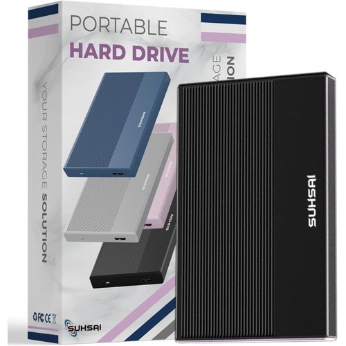 asas-Disque Dur Externe 1 To Hdd De Sauvegarde De Données¿Extension De Mémoire 2,5"" Disque Dur Portable Usb 3.0 Compatible Avec Mac,Ordinateur De Bureau,Pc,Ps4,Ps5,Console De Jeu(Noir)