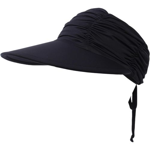 Asas-Chapeau De Soleil À Visière Pour Femme Avec Grand Bord-Chapeau De Soleil Ouvert Sur Le Dessus-Chapeau De Plage Réglable-Chapeau D'été