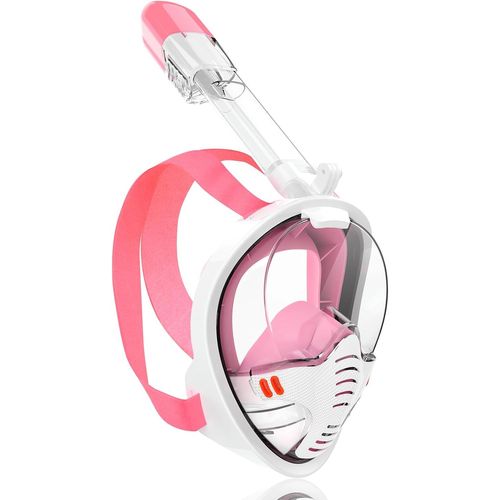 Asas-Masque De Plongée Intégral,Masque Plongée Adulte Enfant Snorkeling Adulte Vue Panoramique À 180 Degrés,Masque Tuba De Plongée Étanche Anti-Buée Et Anti-Fuite Et Design Pliable Unisexe