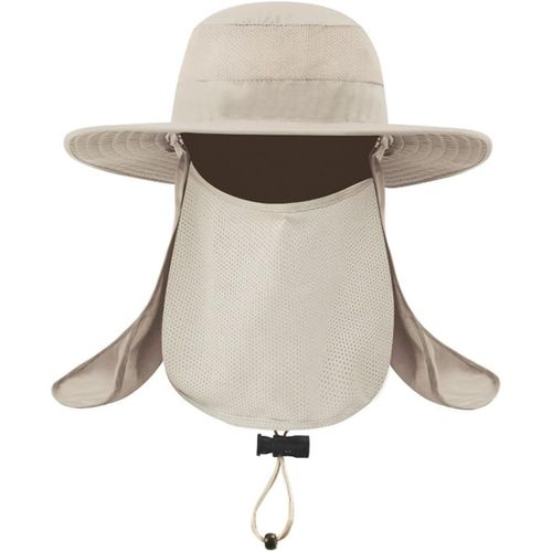 Asas-Bonnet D'été Pour Homme-Protection Uv-Chapeau De Sécurité-Chapeau De Pêche-Pliable-Respirant-Protection Du Cou Pour Les Activités De Plein Air-Uvp 50+