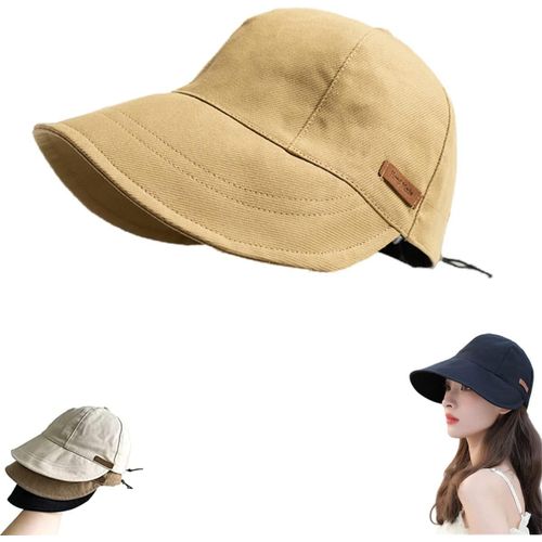 Asas-Chapeau De Protection Uv Sans Maquillage,Chapeau De Soleil Pour Femmes,Chapeau De Soleil Upf50+ Pour Femmes