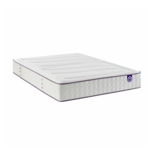 Merinos - Matelas Ressorts Ensachã©S Et Mã©Moire De Forme Beauty Bed  - Blanc