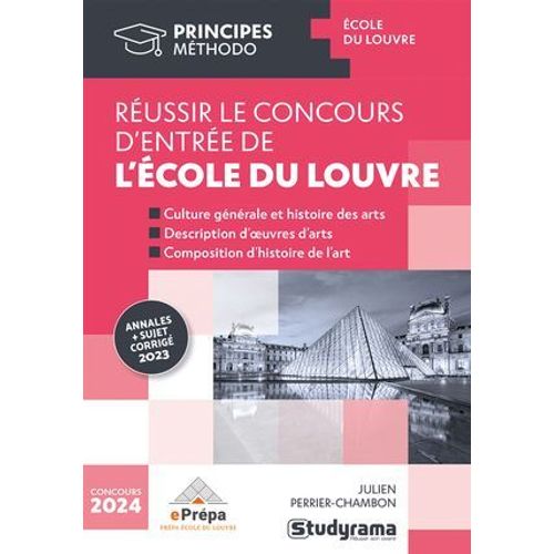 Réussir Le Concours D'entrée De L'école Du Louvre - Concours 2024