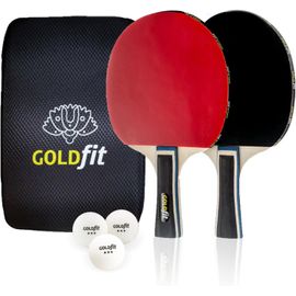 Asas-Set De 2 Raquettes De Ping-Pong Professionnelles Pour Débutants Et Pros,Avec 2 Raquettes+3 Balles Pour L¿Extérieur,Idéales Pour Loisirs,Entraînements Et Compétitions,Avec Une Housse