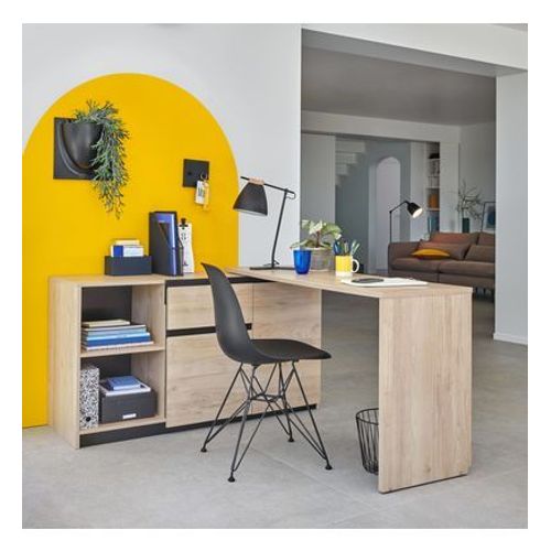 Camif - Bureau Pivotant Gaetan - Marron