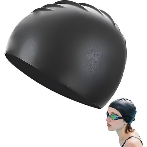 Asas-Bonnet De Bain,Bonnet De Bain En Tissu,Bonnet De Bain Très Élastique Et Résistant,Confortable Et Respirant,Convient Aux Hommes Et Aux Femmes 