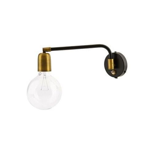 House Doctor - Applique Molecular Noir Et Laiton  - Noir
