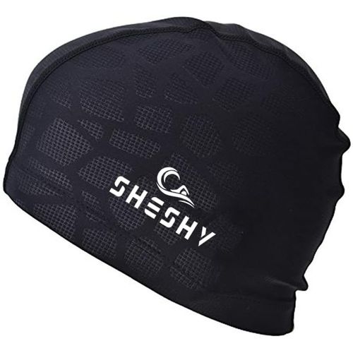 Asas-Hommes Flexible Imperméable Résistant À L'humidité Bonnet De Natation De Taille Adulte Fibre De Coton Bonnet De Bain