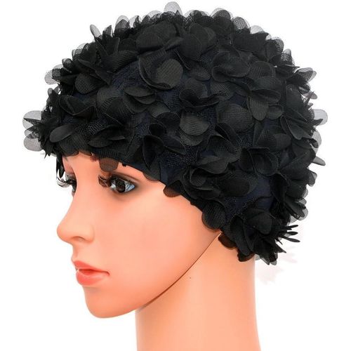 Asas-Bonnet De Bain En Dentelle Pour Femme-Style Rétro,Vintage-Pétales De Fleur -