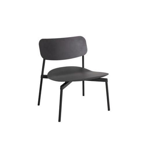 Petite Friture - Fauteuil Lounge Fromme - Noir - Noir