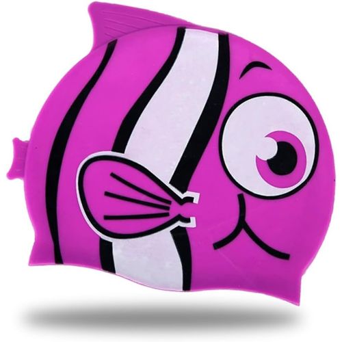 Asas-Bonnet De Bain Enfant,Bonnets De Bain Imperméables En Silicone Pour Enfant,1 Pièce 