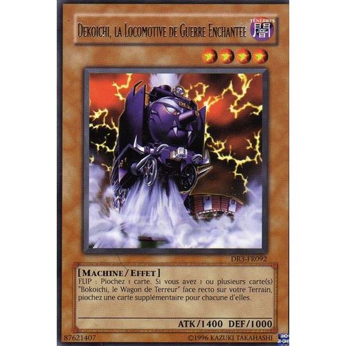 Yugioh - Sombre Revelation 3 - Dekoichi La Locomotive De Guerre Echantee - Francaise  Rare - Dr3-Fr092
