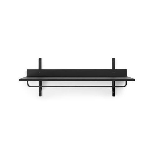 Ferm Living - Étagère Sector Rack - Frêne Noir/Laiton Noir - Noir