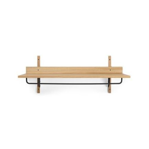 Ferm Living - Étagère Sector Rack - Chêne/Laiton Noir - Marron
