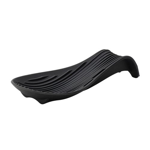 Repose-Cuillère En Silicone Pour Dessus De Cuisinière, Spatule Cuillères, Support Stable, Cuisine Maison, Support De Berceau, Accessoire De Décoration De Ferme Moderne-Noir