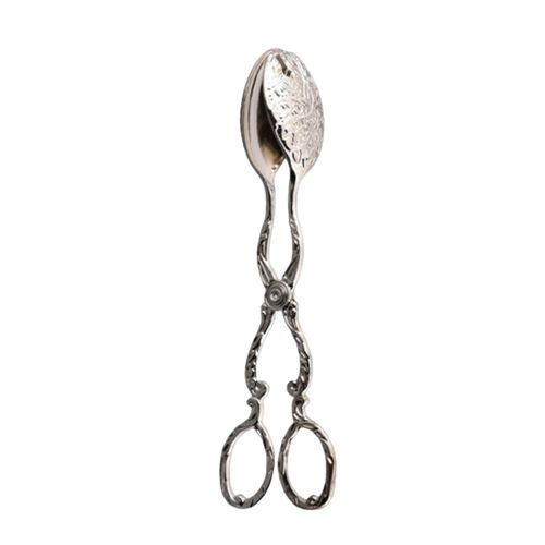 Pinces À Pain Pince À Gâteau Style Vintage Arabe Pinces À Buffet Pinces De Service Pour Barbecue Pour La Cuisine Maison Cuisson De Gâteaux Desserts Salade Friture Griller-Argent A