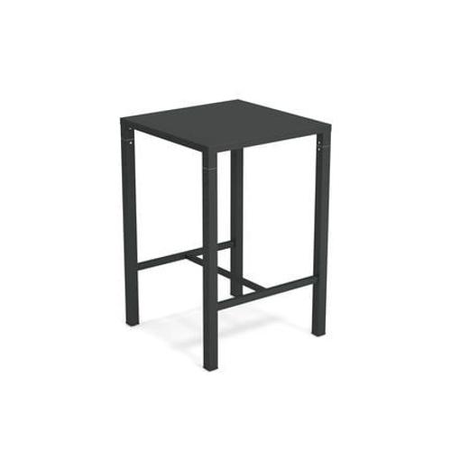 Emu - Table Mange-Debout Nova Carrée - Fer Ancien - 70 X 70 Cm - Gris