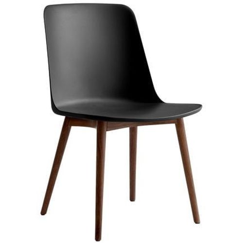 Andtradition - Chaise Rely Hw71 - Noir - Noyer - Noir
