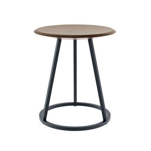 Hartã¿ - Tabouret Petit Gustave - Noyer/Gris Pigeon  - Gris