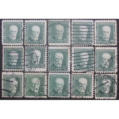 Tchecoslovaquie N°267 X 15 Oblitéré