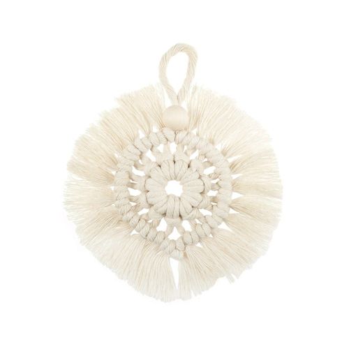 Kit Macramé Couronne Naturelle - 10 X 10 Cm - Trimits Taille : 10 X 10 Cm. Color : Naturel