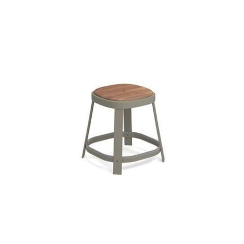 Emu - Tabouret Thor Teck - Gris/Vert - Gris