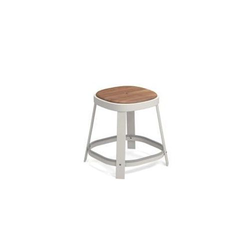 Emu - Tabouret Thor Teck - Blanc - Blanc