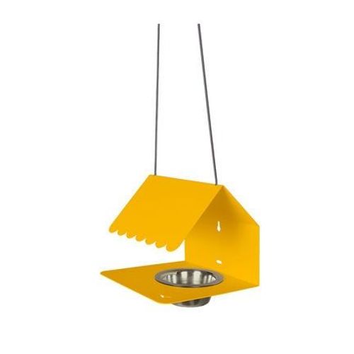Fermob - Mangeoire Pour Oiseaux Picoti - C6 Miel Structure - Jaune