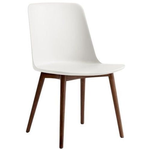 Andtradition - Chaise Rely Hw71 - Blanc - Noyer - Blanc
