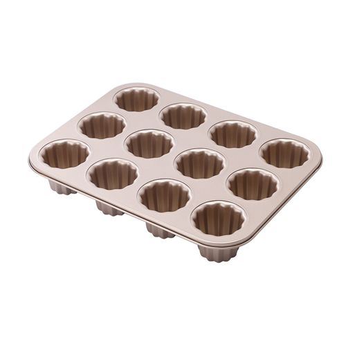Moule À Gâteau Antiadhésif À Démoulage Facile, 1/6/912 Cavités, De Qualité Alimentaire, Empilable, Outil De Cuisson Polyvalent, En Acier Au Carbone, Passe Au Micro-Ondes, Tasse À Muffins Pour La Maison-E