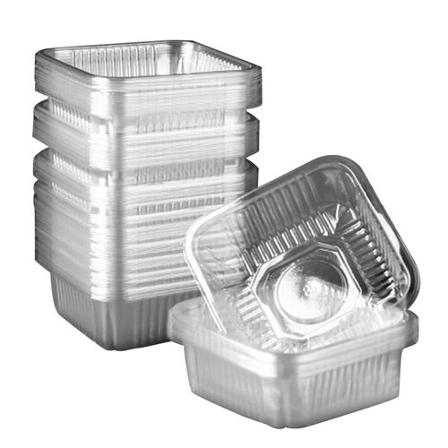 Plateaux à gâteaux de lune de qualité alimentaire, différentes tailles, boîte d'emballage de gâteaux de lune épaisse et étanche, support de conteneur, fournitures de boulangerie, 100 pièces-XL Clair