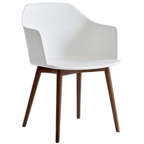 Andtradition - Chaise Rely Hw76 - White - Noyer - Blanc