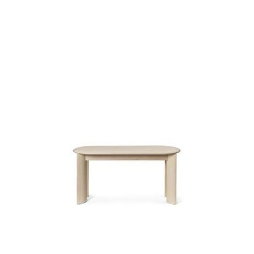 Ferm Living - Banc Bevel - Hêtre, Huilé Blanc - Beige