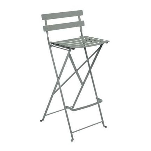 Fermob - Tabouret De Bar Bistro Métal - C7 Gris Lapilli - Gris