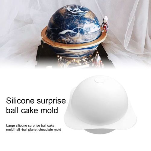 Moule À Gâteau Antiadhésif Résistant À La Chaleur Très Flexible Bonne Ténacité Démoulage Facile Boule Surprise Semi-Circulaire Moule À Pâtisserie Gadget De Cuisine