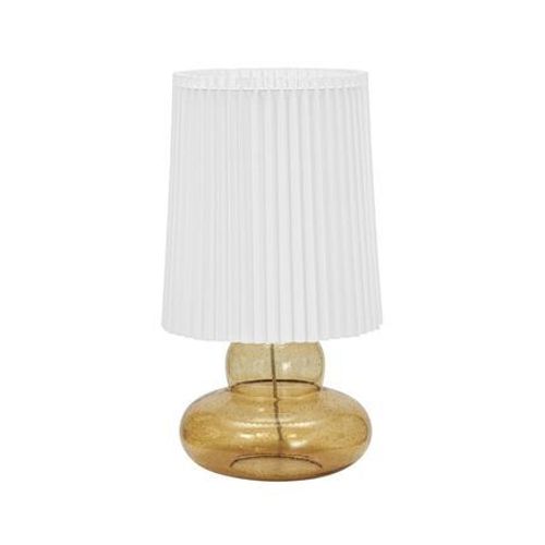 House Doctor - Lampe De Table Avec Abat-Jour Ribe - Orange