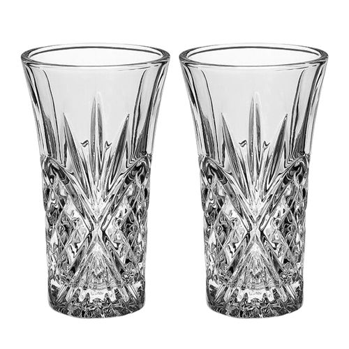 1/2/4 Pièces Verres À Shot 60ml Verres À Tequila Verres À Cordial À Base Lourde Pour Whisky Vodka Cordiaux Espresso Desserts Liqueur Shots Verres Pour La Maison Bar Hôtel Restaurant Resort Discothèque-2 Pièces