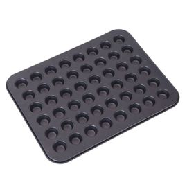 Moule à Cupcake antiadhésif à 48 cavités, à dégagement facile, lavable au lave-vaisselle, en acier au carbone, Mini plateau de cuisson de gâteaux, fournitures de cuisine