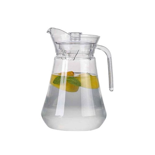 Pichet À Boisson Froide Avec Bec Verseur Et Couvercle Anti-Déversement, Pichet À Eau De Grande Capacité Pour Thé Glacé, Jus De Limonade, Distributeur D'eau Extérieur Pour Fêtes, Maison, Bureau-1,5 Litre