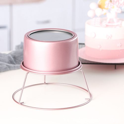 Support de refroidissement pour gâteaux, bord rond, réutilisable, antiadhésif, stabilité, 6/8 pouces, Rose doré, robuste, pour pâtisserie, fourniture de cuisine