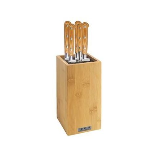 Sabatier Trompette - Essentiel Bois Clair - Bloc 5 Pièces - Gris