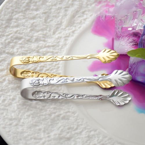 Pince À Sucre En Acier Inoxydable, Lave-Vaisselle, Outil À Café Et À Thé, Pince À Glace Pour La Cuisine-Argent