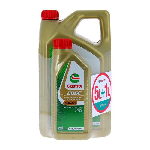 Huile Moteur Edge 5w-40 Gasoline/Petrol Diesel Hybrid Castrol