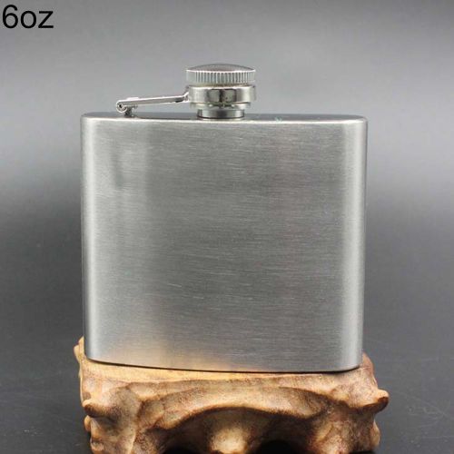 4 5 6 7 8 10 oz en acier inoxydable Vodka Whisky alcool hanche flacon bouchon entonnoir-6 onces
