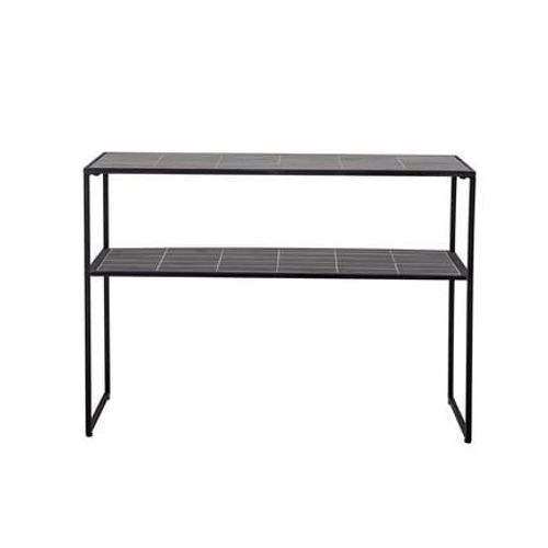 Bloomingville - Table Console Noire En Pierre June - Noir
