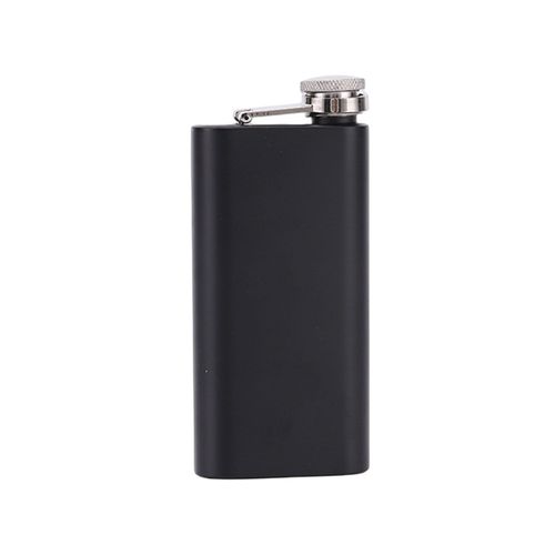 Flasque Étanche, Bonne Étanchéité, Taille Compacte, Qualité Alimentaire, Facile À Transporter, Stockage Du Vin, Flacon D'alcool En Acier Inoxydable, Whisky, Pot À Vin, Fournitures De Randonnée-Noir
