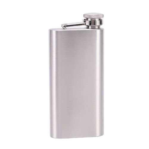 Flasque Étanche, Bonne Étanchéité, Taille Compacte, Qualité Alimentaire, Facile À Transporter, Stockage Du Vin, Flacon D'alcool En Acier Inoxydable, Whisky, Pot À Vin, Fournitures De Randonnée-Argent