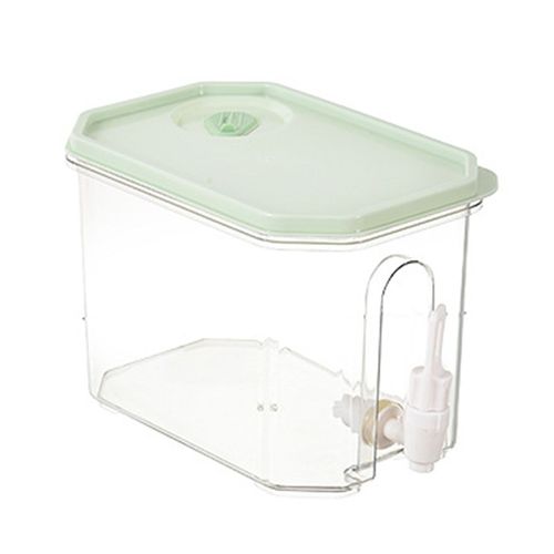 Distributeur De Boissons Avec Robinet, Pichet D'eau Froide De 3,5 L, Récipient De Boisson Liquide Pour Réfrigérateur, Support De Limonade, Pichet À Jus-Vert